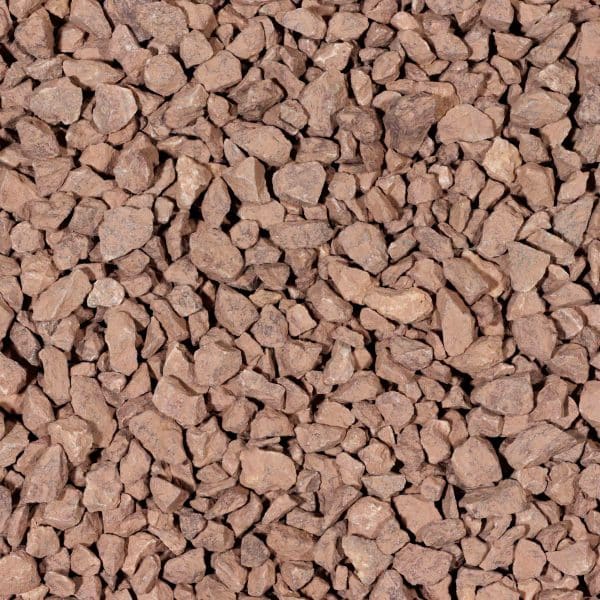 Michel Oprey - Siergrind Rouge Belge brokjes - 60-90 mm - rood - Big bag 500 kg