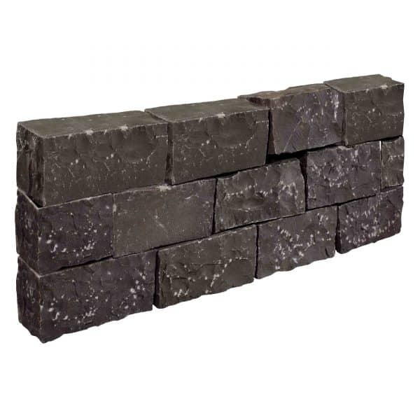 Michel Oprey - Stapelblok Castle Rock Basalt - 40x20x20 cm - zwart