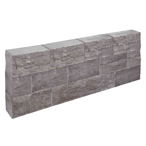 Michel Oprey - Stapelblok Castle Rock Spotted Bluestone - 35x15x15 cm - donker