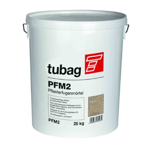 Michel Oprey - Tubag PFM2 Epoxy 2 comp. Voegmortel >25 N/mm2, basalt, 25 kg emmer