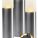 Garden Lights - Staande verlichting Oak set van 3 st. - Zilverkleurig