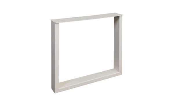Onderstel Model U - Elegant H71 - B80 cm profiel - 40 x 100 mm - Wit