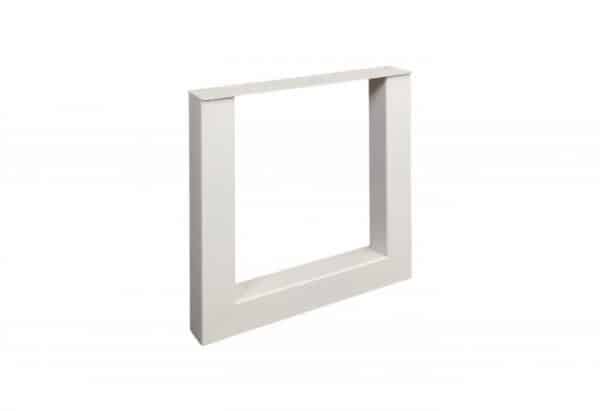 Onderstel Model U - H42 B38 profiel - 80x80 mm - Wit