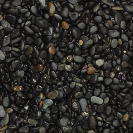 Excluton - 25 kg Beach Pebbles Black 8-16 mm