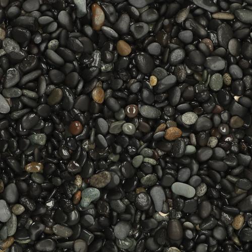 Excluton - BigBag 1000kg Beach Pebbles Black 8-16 mm
