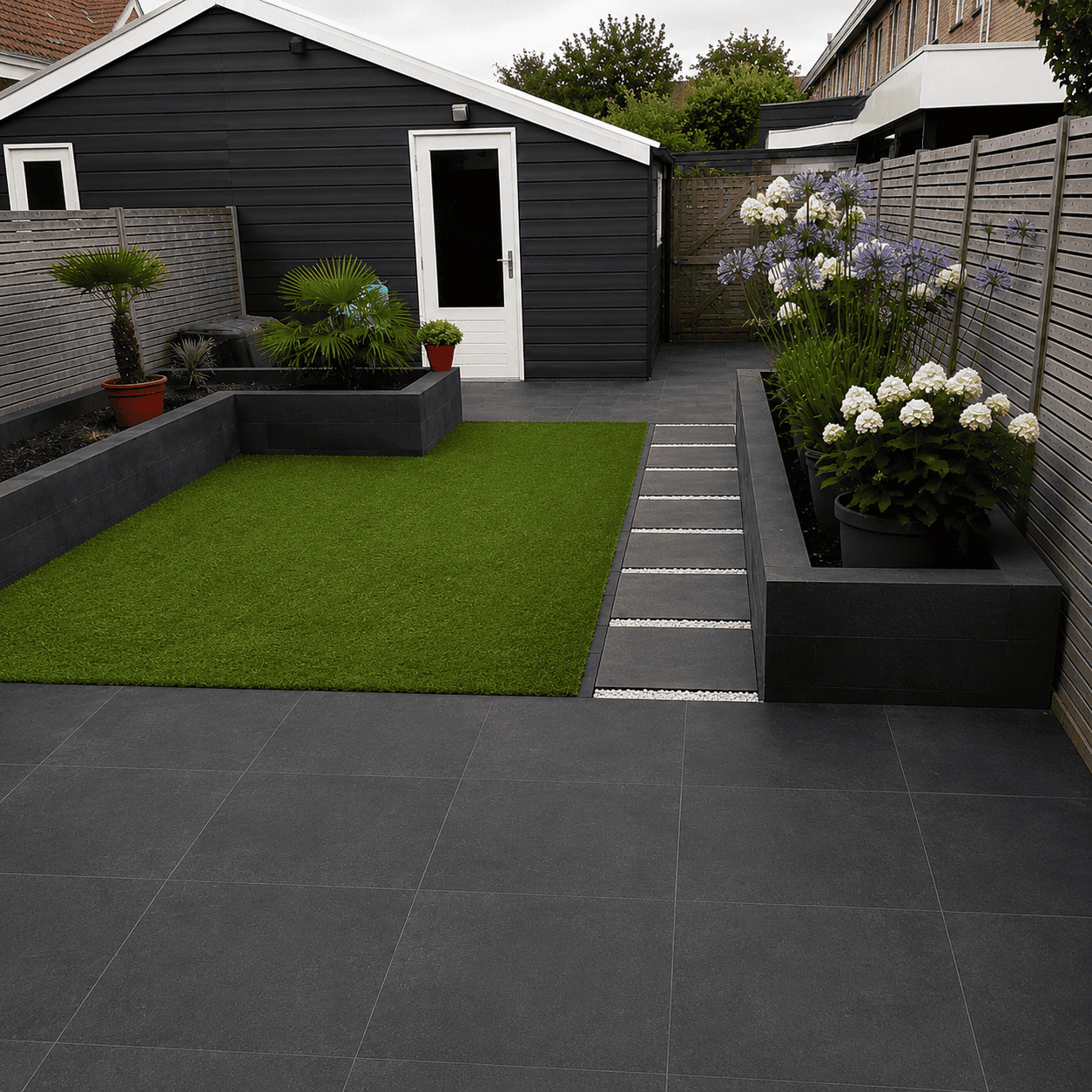 Excluton - Terrastegel+ - 60x60x4 cm - Basaltino