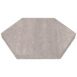 Excluton -  Soft Comfort - Zeskant 60/52,5x30x4 cm - Ivory