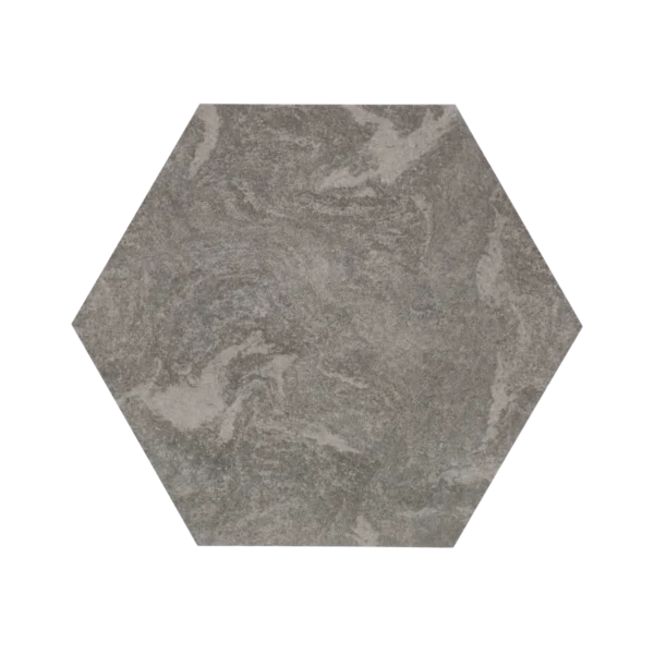 Staptegel Hexagons Grigioni o60x52x2cm Grijs 60 x 2 x 52 cm