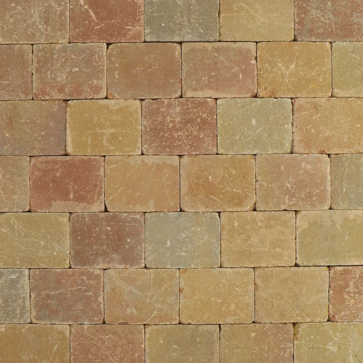 Trommelsteen 15x20x6 terrageel Geel 15 x 6 x 20 cm