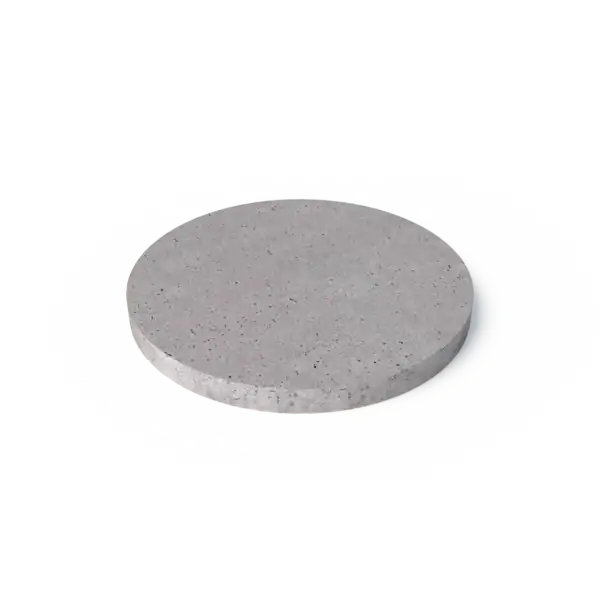 Schellevis Oudhollands Grijs Rond Ø60x7cm Grijs 60 x 7 x 60 cm