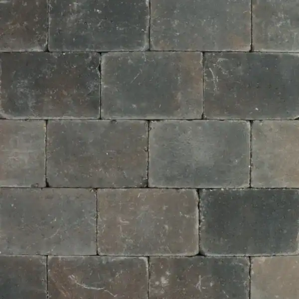 Trommelsteen 20x30x6 bruin/zwart genuanceerd Multi 20 x 6 x 30 cm