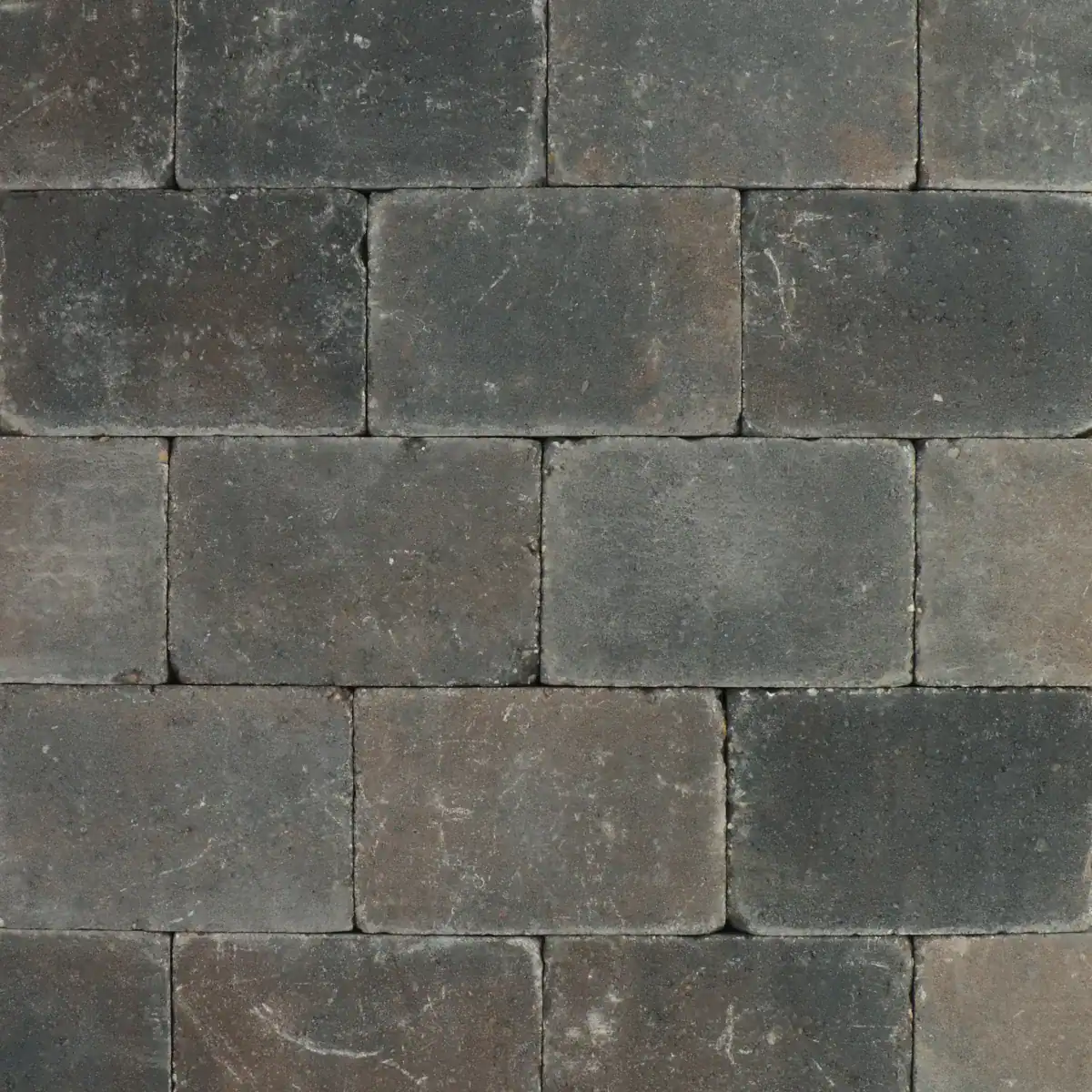 Trommelsteen 20x30x6 bruin/zwart genuanceerd Multi 20 x 6 x 30 cm