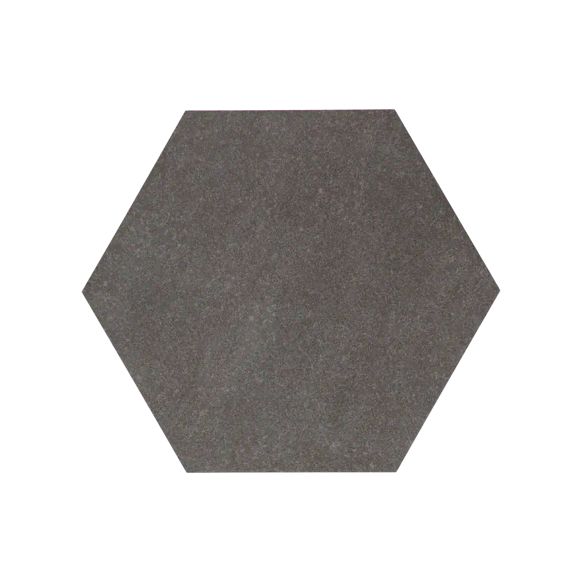 Staptegel Hexagon Basalto o60x52x2cm Zwart 60 x 2 x 52 cm