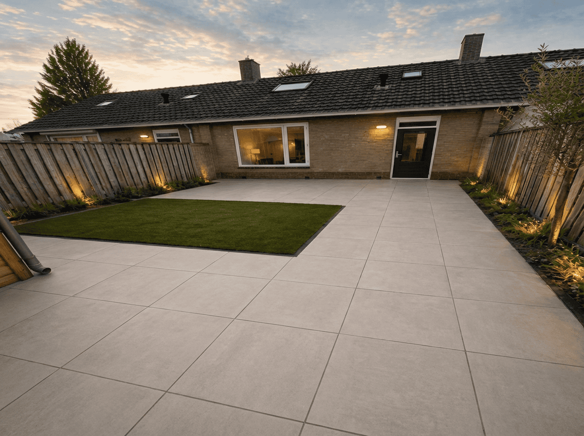 Tuinvisie terrastegel Tremico 4cm 60x60cm Taupe