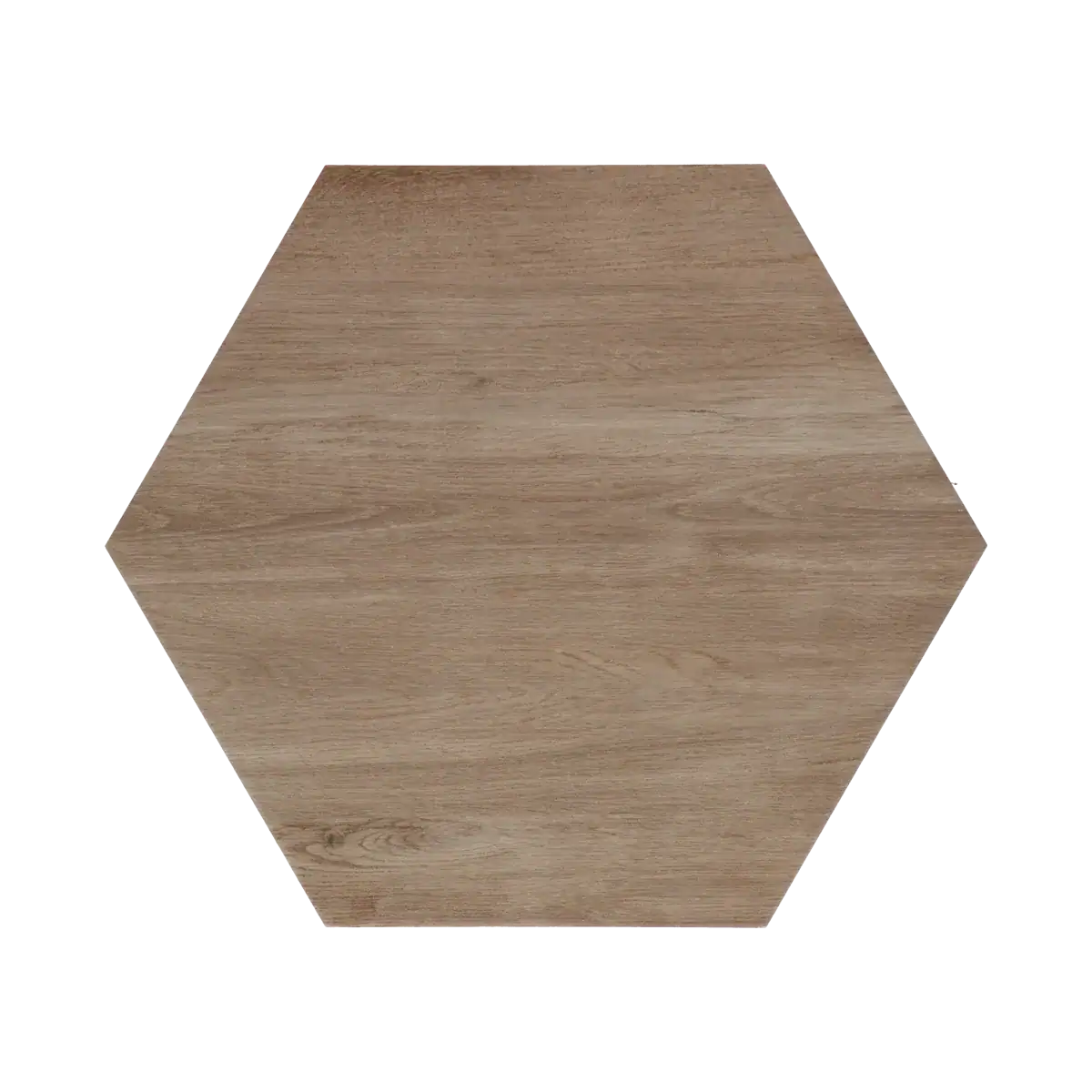 Staptegel Hexagons Foresta Chiaro o60x52x2cm Bruin 60 x 2 x 52 cm